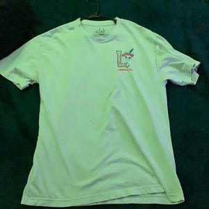 White alien skater tee